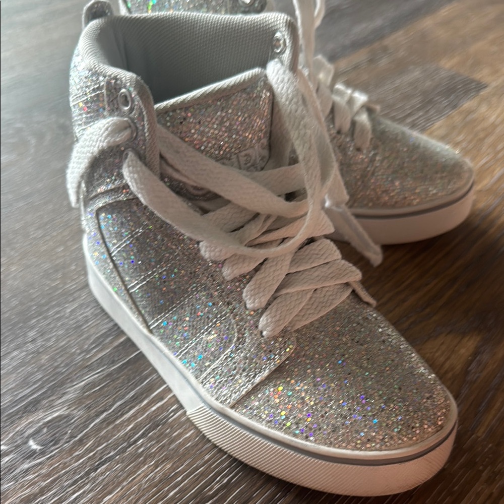 Osiris Glittery Silver High-Tops